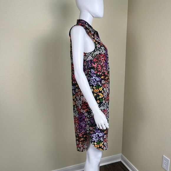 Equipment Femme Women's Size S Silk Michaela Lively Floral Tank Shirt Mini Dress - Picture 8 of 14